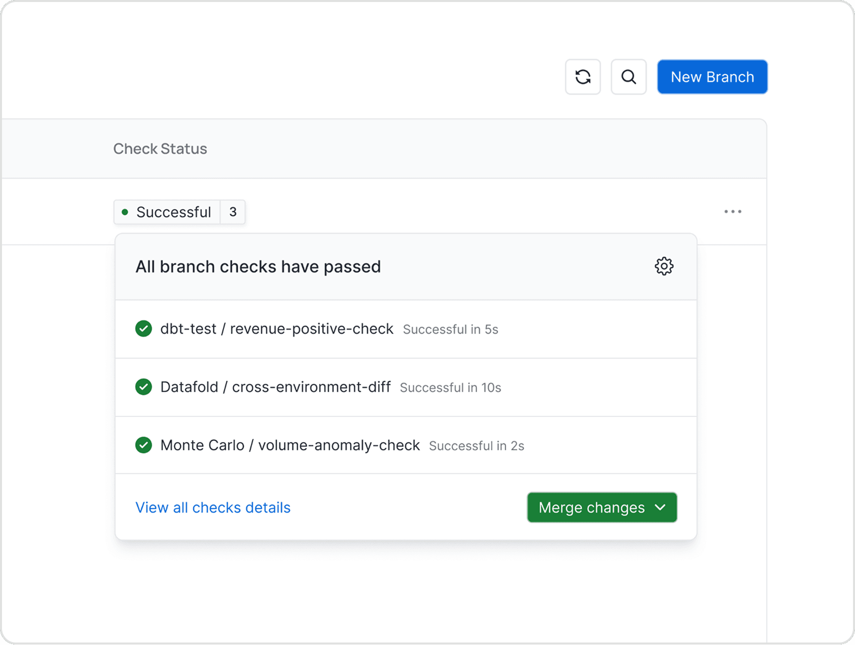 Branch Management for Data Lakes